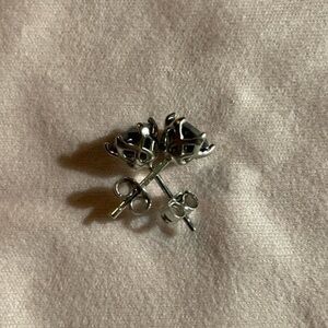Wow Gorgeous GRA Certified 2.0 CTTW Black Moissanite Diamond Earrings